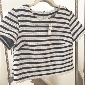 Express Striped Crop Top